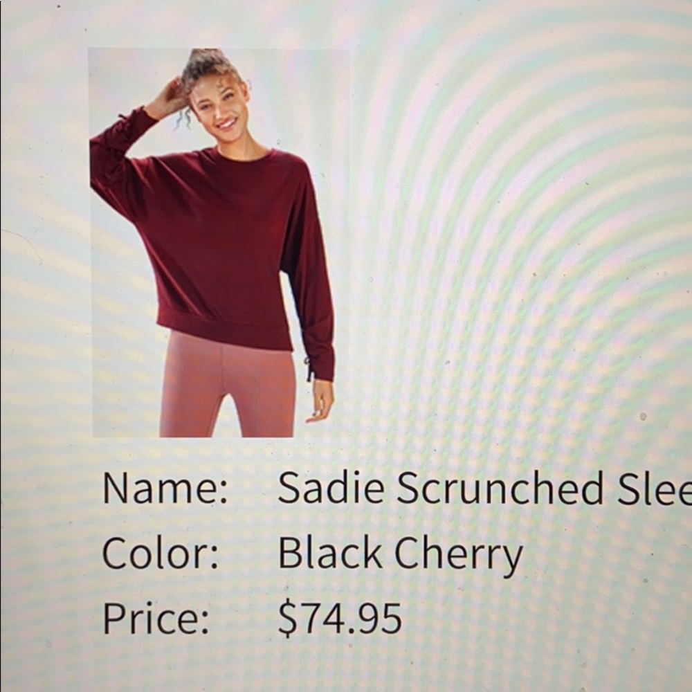 Fabletics Sadie Scrunched Pullover - image 1